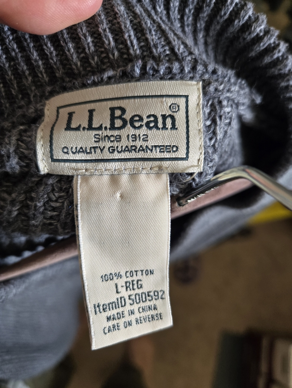 L.L. Bean Heritage Gorpcore Cabincore Sweater L - Picture 2 of 9